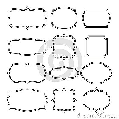 Decorative Frames Vector Illustration