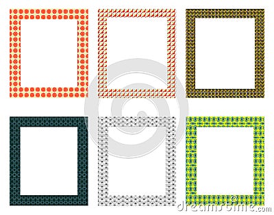 Decorative frames pack Vector Illustration