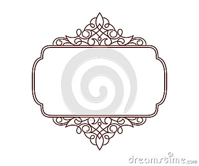 Decorative frames .Vintage .Well built for easy editing.Vector illustration. Vector Illustration