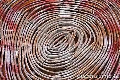 Decorative handicraft with lianas in Prados, Brazil Stock Photo