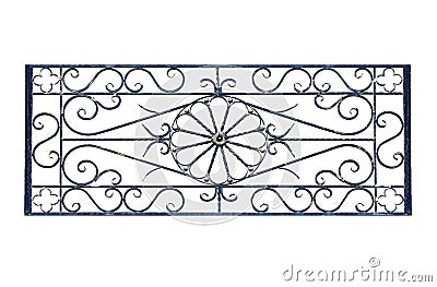 Decorative handrails, fences. Stock Photo