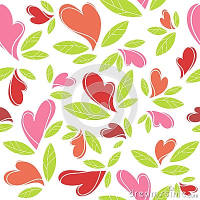 Decorative heart pattern Vector Illustration