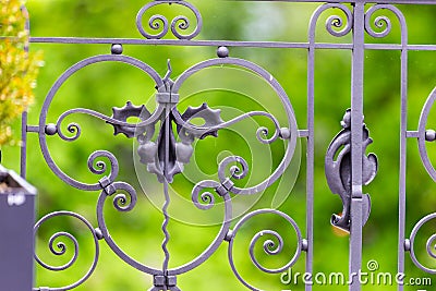 Decorative ironwork design Stock Photo