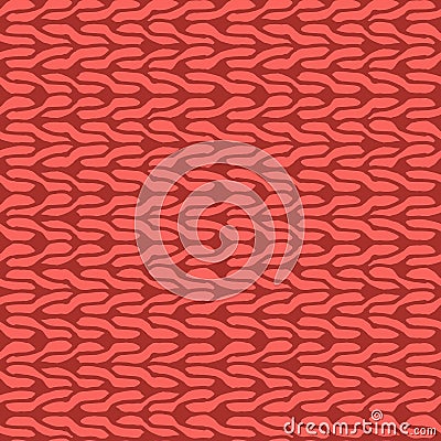Decorative knit seamless pattern Vector Illustration