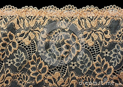 Decorative lace with pattern Stock Photo