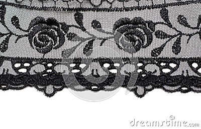 Decorative lace with pattern Stock Photo