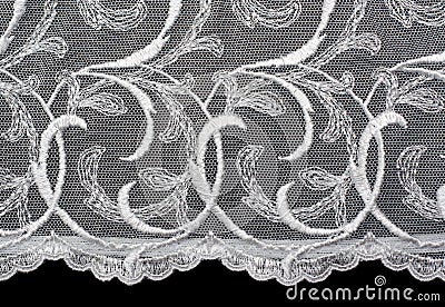 Decorative lace with pattern Stock Photo