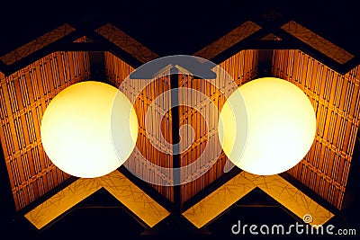 Decorative lamps Stock Photo