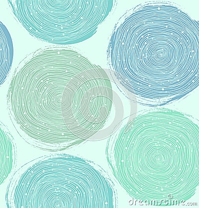 Decorative paint pattern. Vector seamless texture Vector Illustration