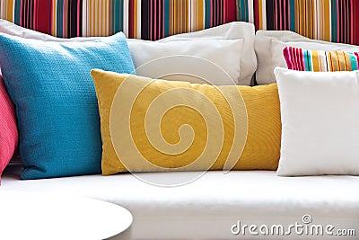 Decorative pillow Stock Photo