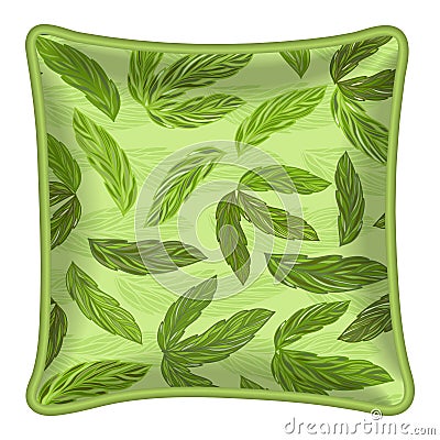 Decorative pillow Vector Illustration