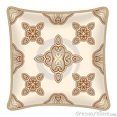 Decorative pillow Vector Illustration