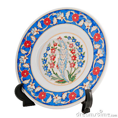 Decorative Plate Stock Photo