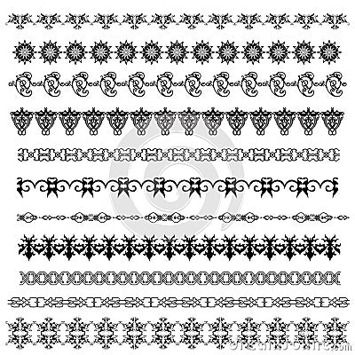 Decorative Rule lines Vector Illustration