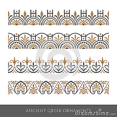 Decorative seamless border Vector Illustration