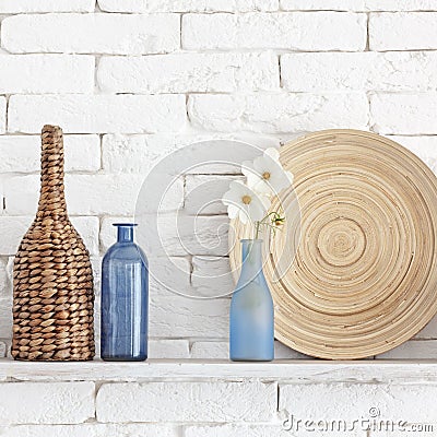 Decorative shelf Stock Photo