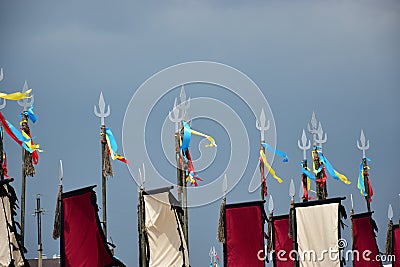 Decorative spears Stock Photo