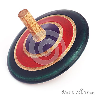 Decorative spinning top Stock Photo