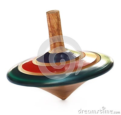 Decorative spinning top Stock Photo