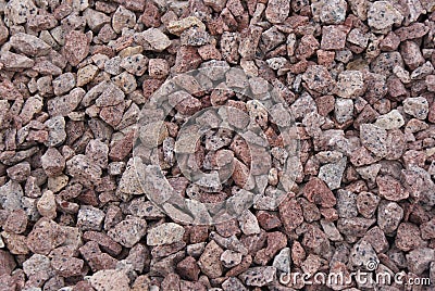 Decorative stone chippings Stock Photo