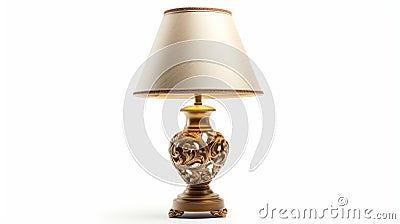 Decorative Style Lamp On White Background Stock Photo