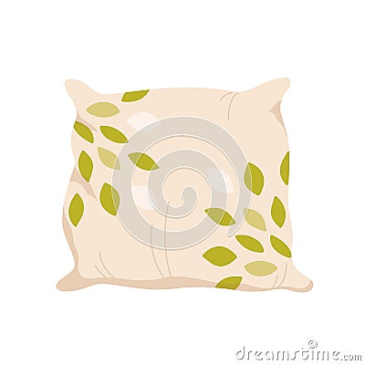 Decorative throw pillow Vector Illustration