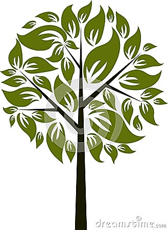 Decorative tree Vector Illustration