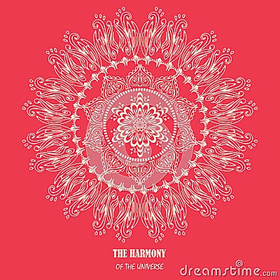 Decorative very elegant mandala. Vector illustration. Vector Illustration