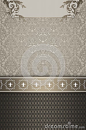 Decorative vintage background. Stock Photo