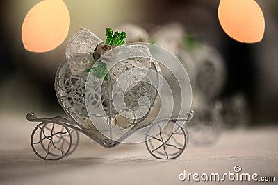 Decorative wedding candies Stock Photo