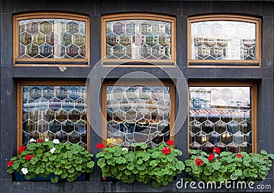Decorative windows Stock Photo