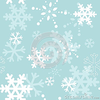 Decorative winter Christmas seamless texture Vector Illustration