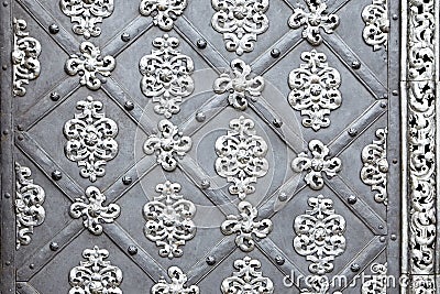 Decorative wrought iron Stock Photo