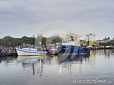 Dee Sea Fishing Trawlers, Sydney Harbour, Australia Editorial Stock Photo