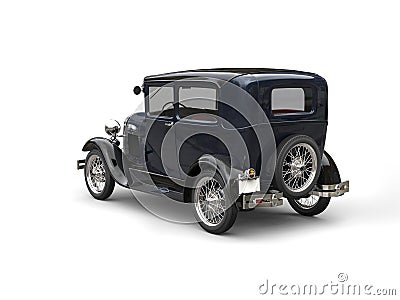 Deep blue awesome vintage 1920s car Stock Photo