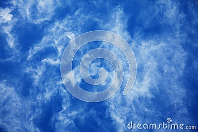 Deep Blue Cloud Texture 2 Stock Photo