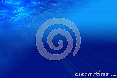 Deep blue sea view Stock Photo