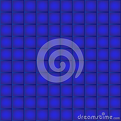 Deep blue tiles seamless pattern Vector Illustration