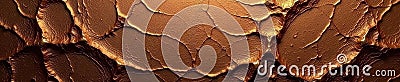 Deep bronze texture, visible tooling marks, rich color variation, template, backdrop Stock Photo