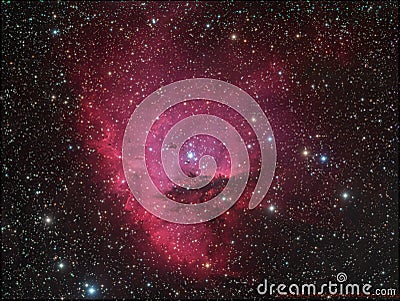 Pacman Nebula Stock Photo