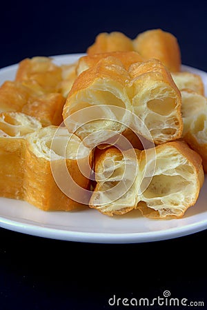 Deep frie bread stick Stock Photo