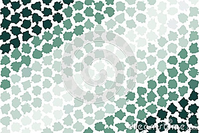 Deep jungle green pixel geometric pattern with structured pixelated details. Abstract modern concept Stock Photo
