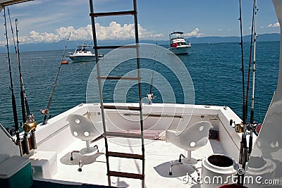 Deep Sea Fishing Boat Stock Photo