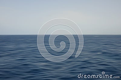 Deep sea waves motion blur Stock Photo