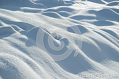 Deep snow Stock Photo