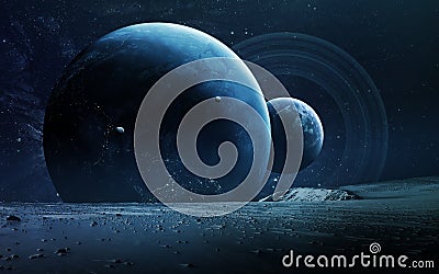 Deep space art. Awesome for wallpaper and print. Elements of this image furnished by NASA Stock Photo