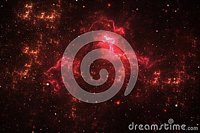 Deep space nebula Stock Photo