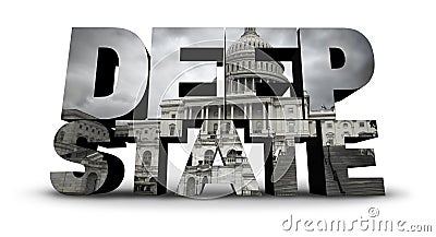 Deep State Political United States Symbol Stock Photo