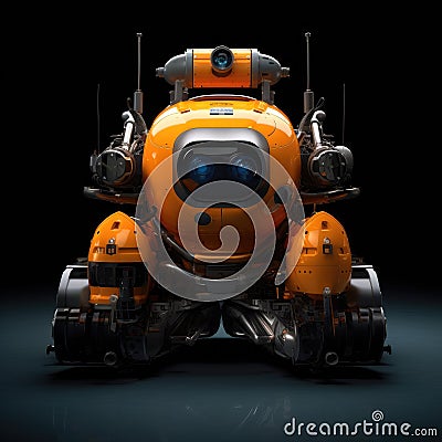 Deep Underwater Exploration Robot, Deep Sea Exploration Stock Photo