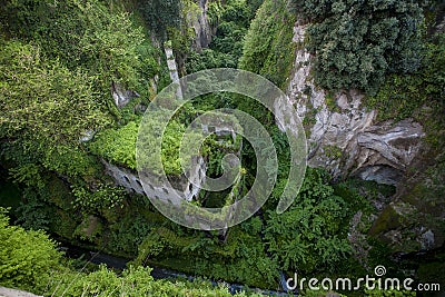 Deep valley of the mills in Sorrento Stock Photo
